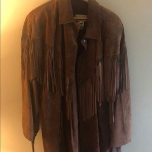 Fringe Leather Jacket